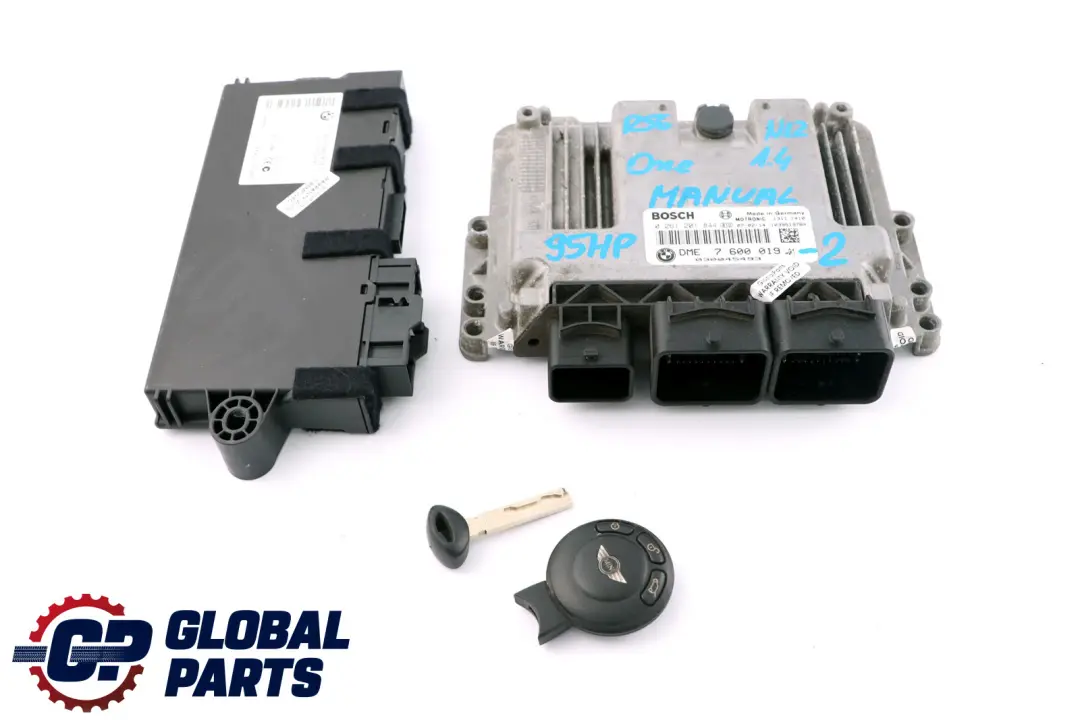 N12B14A 95HP ECU Kit DME + CAS3 + Key to BMW Mini One R56 Petrol N12 1.4 with Part number 7600019 BMW Mini One R56 Petrol N12 1.4 N12B14A 95HP ECU Kit DME + CAS3 + Key - SKU 7600019-2 - Part number 7600019