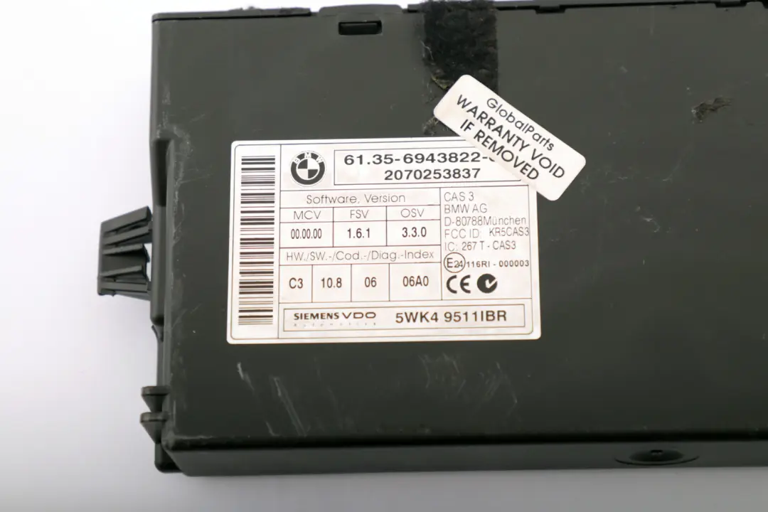 BMW Mini Cooper R56 N12 1.6 120HP Steuergerät DME CAS 3 + 2 Schlüssel - SKU 7600020-5 - Teilenummer 7600020