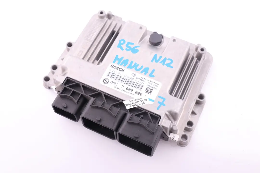Dme Benzina Unit? Controllo Motore Ecu per Mini Cooper R55 R56 R57 N12 con numero di parte 7600020 Mini Cooper R55 R56 R57 N12 Dme Benzina Unit? Controllo Motore Ecu - SKU 7600020-7 - Numero di parte 7600020
