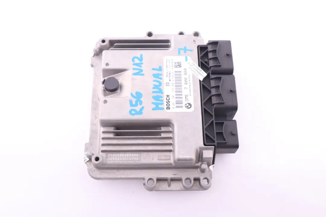 DME Petrol Engine Control Unit ECU to Mini R55 R56 R57 N12 with Part number 7600020 Mini R55 R56 R57 N12 DME Petrol Engine Control Unit ECU - SKU 7600020-7 - Part number 7600020