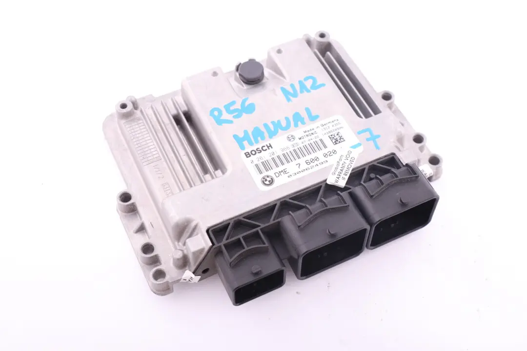 Mini R55 R56 R57 N12 DME Petrol Engine Control Unit ECU - SKU 7600020-7 - Part number 7600020