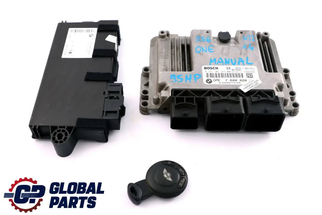 Mini One R55 R56 N12 1.4 ECU Kit Grundsteuergerät DME CAS3 Schlüss - SKU 7600020 - Teilenummer 7600020