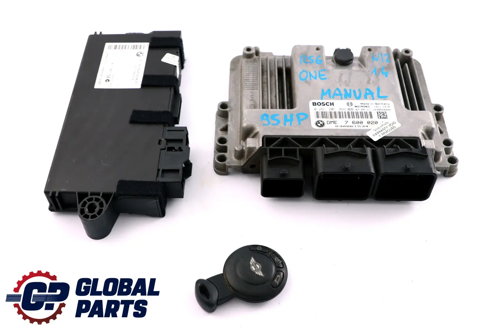 Mini One R55 R56 N12 1.4 ecu Kit Unite de Commande de Base Dme 7600020 CAS3