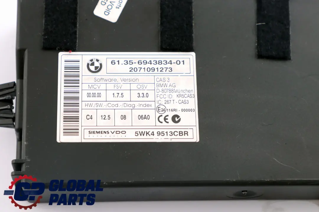 ECU Kit Grundsteuergerät DME CAS3 Schlüss für Mini One R55 R56 N12 1.4 mit Teilenummer 7600020 Mini One R55 R56 N12 1.4 ECU Kit Grundsteuergerät DME CAS3 Schlüss - SKU 7600020 - Teilenummer 7600020