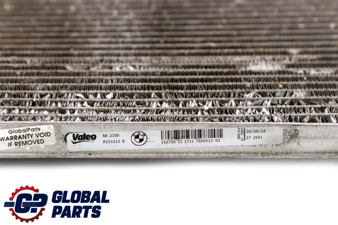 Radiateur de refroidissement du moteur pour BMW F20 F21 F30 F31 à propos du numéro de pièce 7600511 BMW F20 F21 F30 F31 Radiateur de refroidissement du moteur - SKU 7600511 - Numéro de pièce 7600511