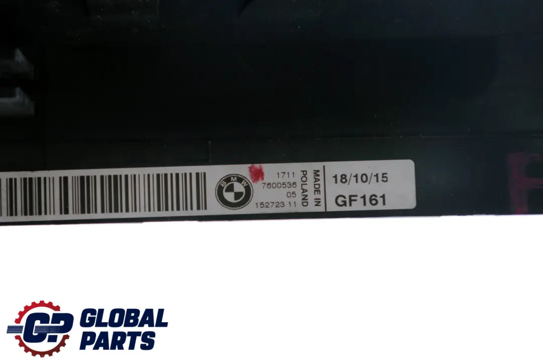 Radiator Carrier Bracket Mount Left N/S to BMW F20 F21 F30 LCI with Part number 7600536 BMW F20 F21 F30 LCI Radiator Carrier Bracket Mount Left N/S - SKU 7600536 - Part number 7600536