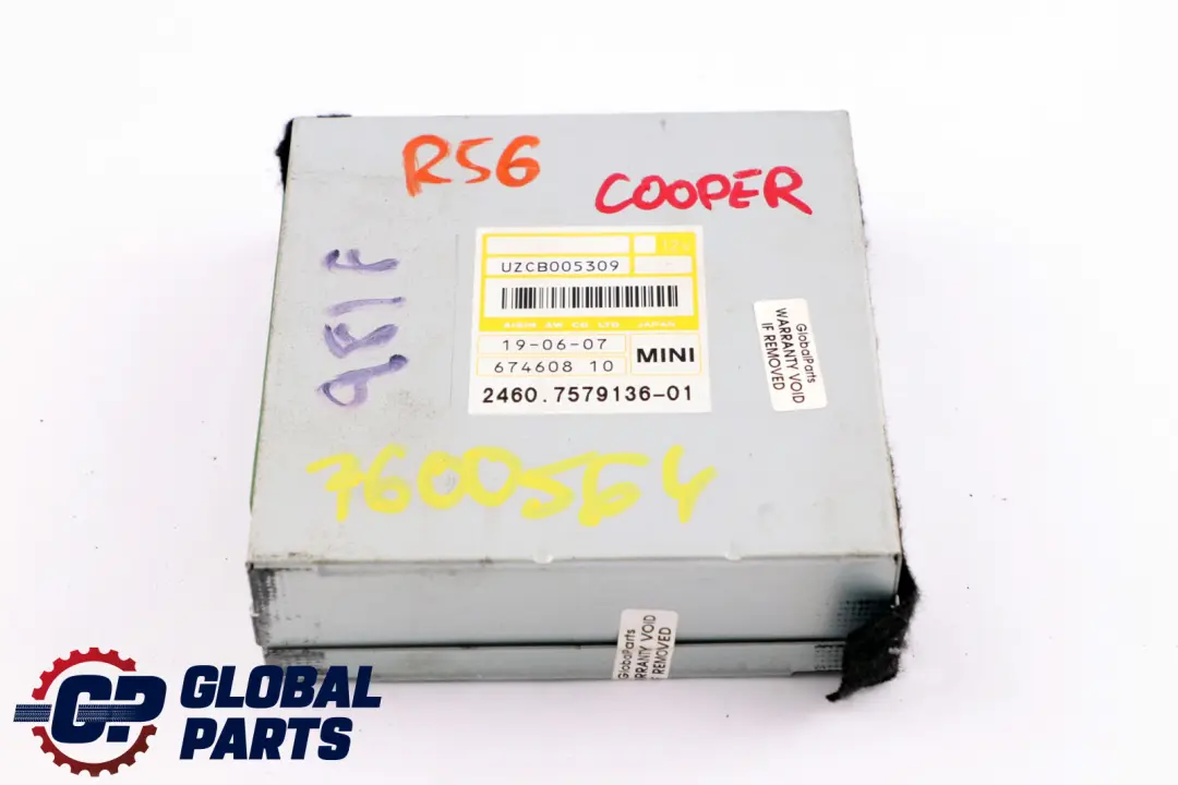 BMW Mini Cooper R56 Automatic Gearbox TCU ECU Control Unit EGS Module 7579136 - SKU 7600564 - Part number 7600572