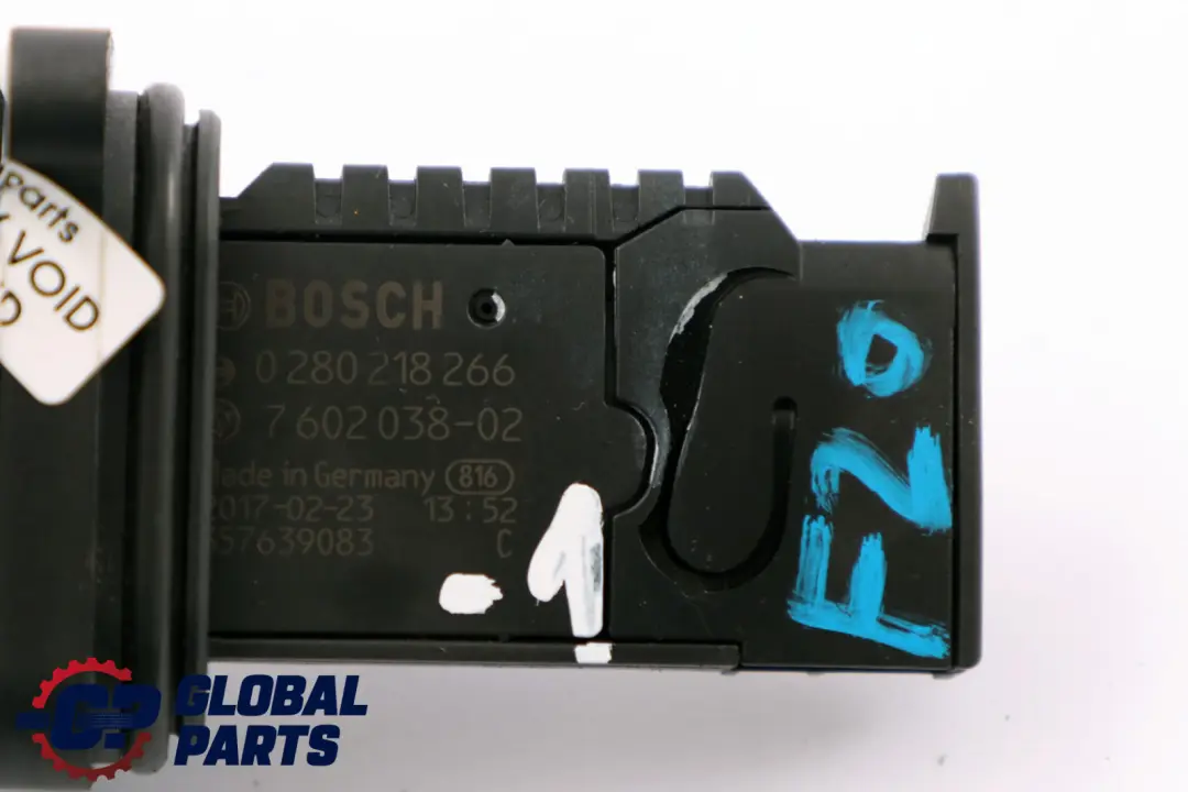 Hot Film Air Mass Meter Sensor to BMW 1 3 5 Series 1 F10 F20 F21 F30 F31 with Part number 7602038 BMW 1 3 5 Series 1 F10 F20 F21 F30 F31 Hot Film Air Mass Meter Sensor - SKU 7602038-1 - Part number 7602038