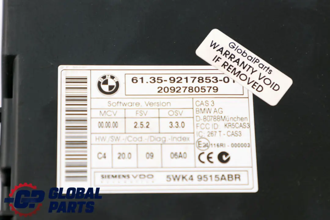 N53 272HP ECU Kit DME CAS3 Key Manual to BMW E60 LCI E90 E91 330i 530i with Part number 7602118 BMW E60 LCI E90 E91 330i 530i N53 272HP ECU Kit DME CAS3 Key Manual - SKU 7602118-1 - Part number 7602118