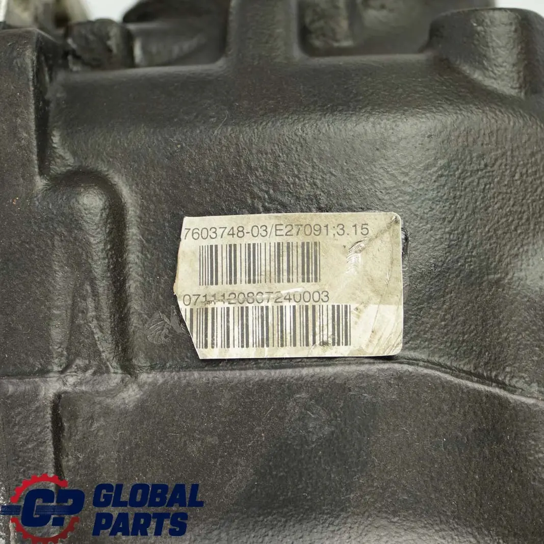 Differential Diff 3,15 Ratio WARRANTY BMW F20 F21 F30 F31 F32 F34 Rear - SKU 7603748 - Part number 7603748