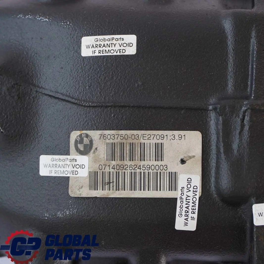 BMW F20 F21 F22 F30 F31 F32 Rear Differential Diff 3,91 Ratio WARRANTY - SKU 7603750 - Part number 7603750