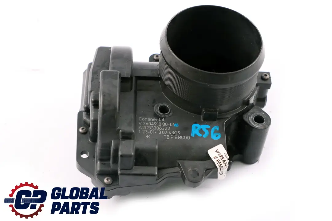 Throttle Assy Housing to BMW F20 F30 Mini Cooper S R56 R60 with Part number 7604918 BMW F20 F30 Mini Cooper S R56 R60 Throttle Assy Housing - SKU 7604918 - Part number 7604918