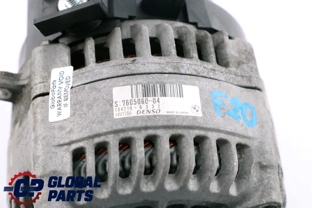  Alternator Generator BMW F20 F21 F30 LCI DENSO 170A - SKU 7605060 - Part number 7605060