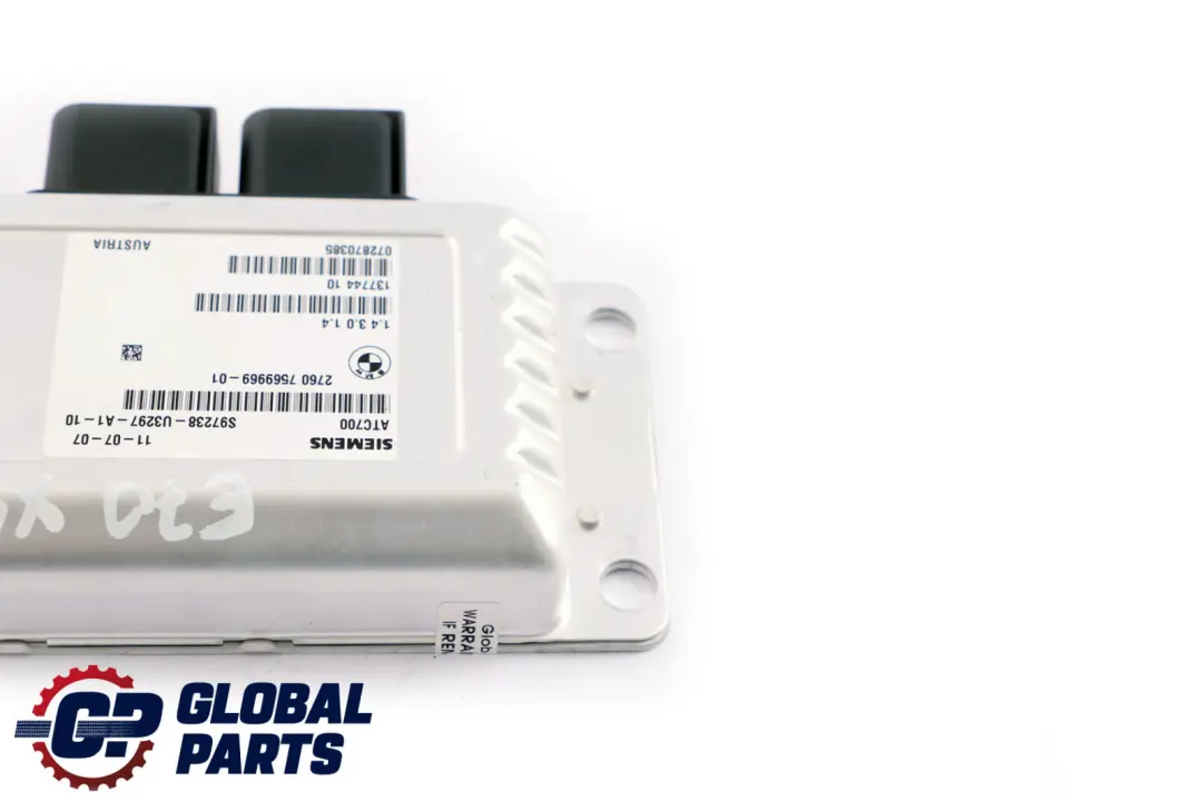 Módulo Unidad Control Caja Transferencia para BMW X5 E70 con número de pieza 7606629 BMW X5 E70 Módulo Unidad Control Caja Transferencia - SKU 7606629 - Número de pieza 7606629