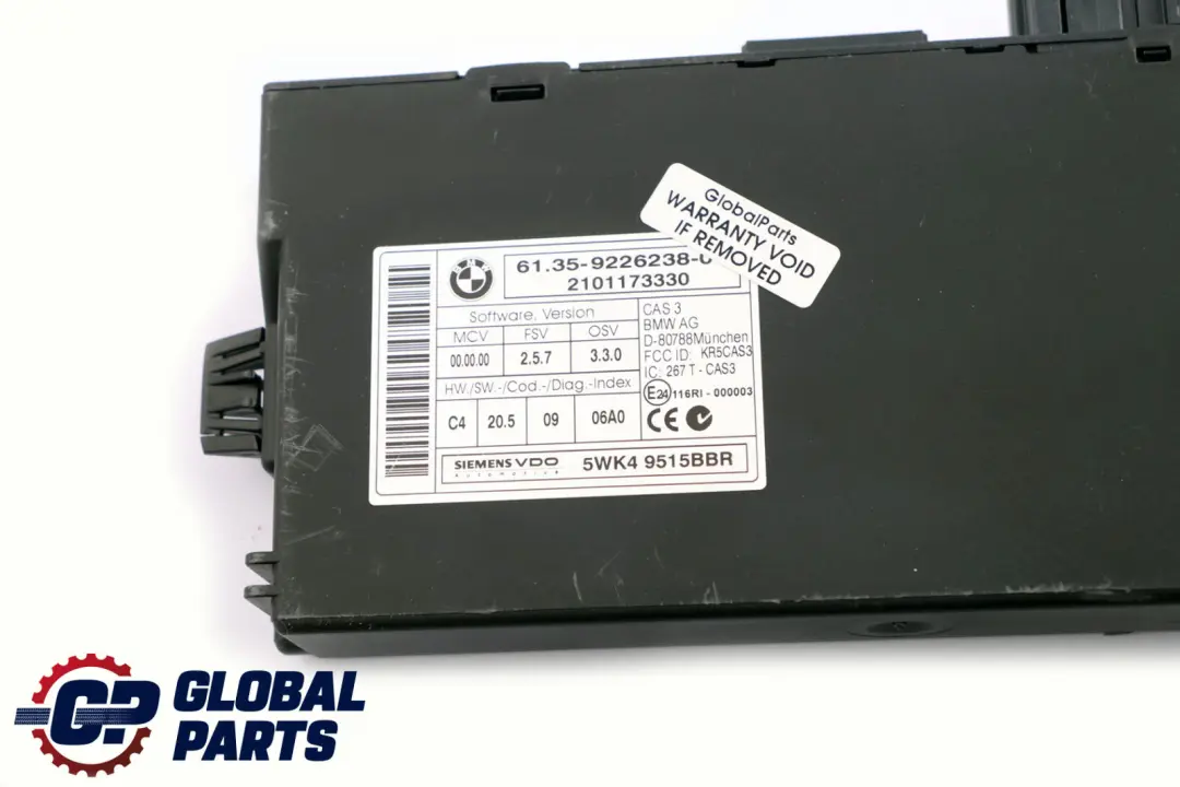 Mini Cooper R56 LCI N16 1.6 Petrol Engine ECU Kit DME + CAS 3 + Key - SKU 7607685-2 - Part number 7607685