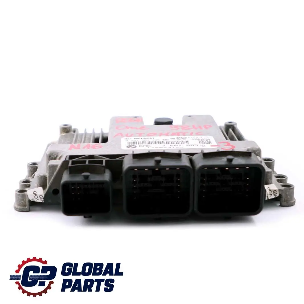 BMW Mini One R56 LCI N16 1.6 Petrol Engine ECU Kit DME + CAS 3 + Key - SKU 7607685-3 - Part number 7607685