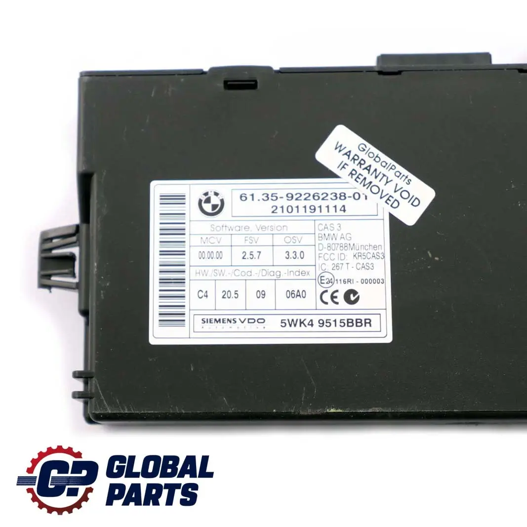 ECU Kit DME + CAS 3 + Key to BMW Mini One R56 LCI N16 1.6 Petrol Engine with Part number 7607685 BMW Mini One R56 LCI N16 1.6 Petrol Engine ECU Kit DME + CAS 3 + Key - SKU 7607685-3 - Part number 7607685