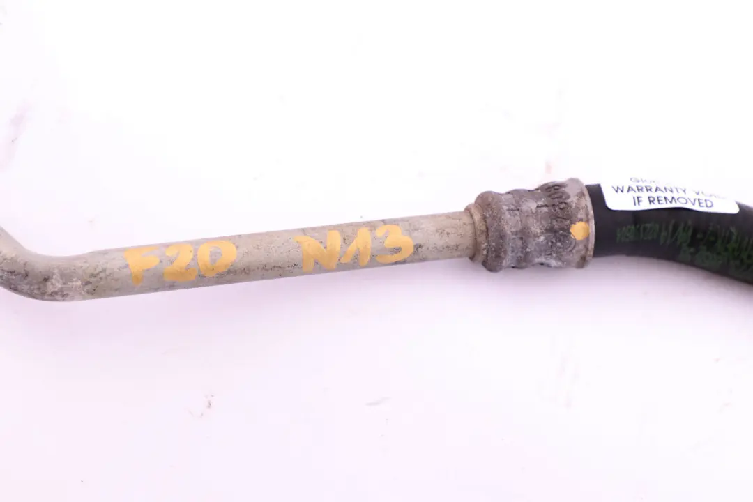 Oil Feed Hose BMW F20 F21 F30 Turbo Charger Lubrication Oil Pipe Line to with Part number 7608123 Oil Feed Hose BMW F20 F21 F30 Turbo Charger Lubrication Oil Pipe Line - SKU 7608123 - Part number 7608123