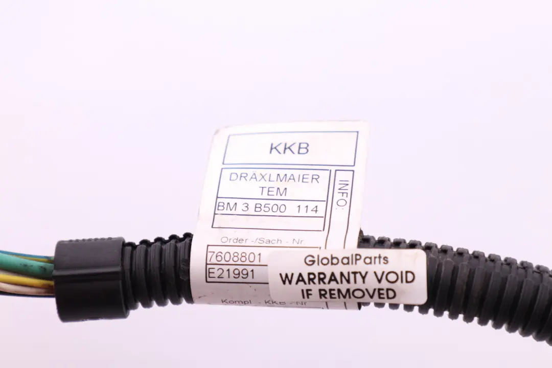  Cable Válvula BMW F20 F21 F30 F31 N13 Valve Tronic Arnés Cableado - SKU 7608801 - Número de pieza 7608801