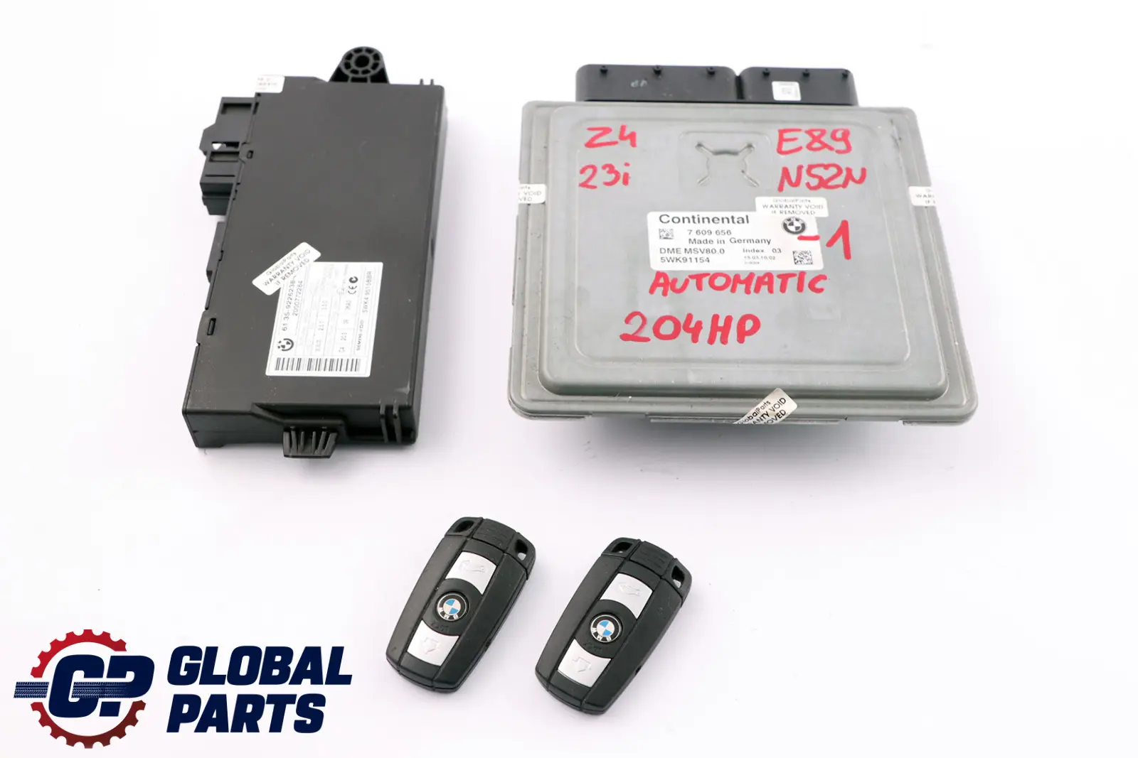 BMW Z4 er E89 23i N52N 204PS ECU Kit Steuergerät DME 7609656 CAS3 Schlüssel