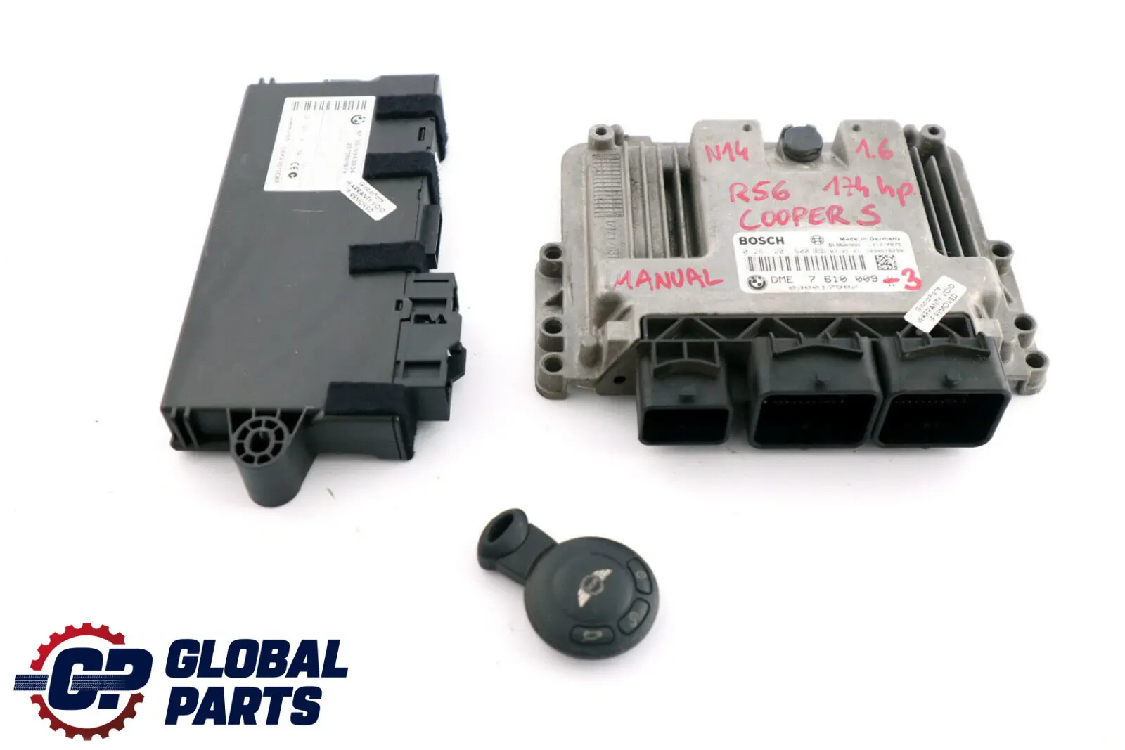 MINI COOPER S R56 N14 1.6 174HP Appareil de Commande Dme 7610009 CAS3 +Cle