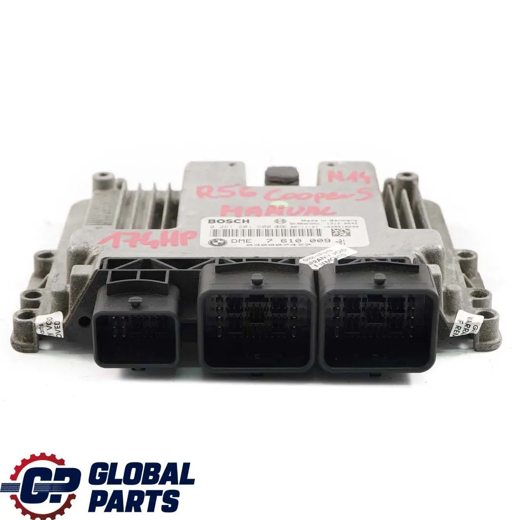 Mini Cooper S R55 R56 R57 N14 1.6 ECU Engine Control Unit DME Manual - SKU 7610009 - Part number 7610009