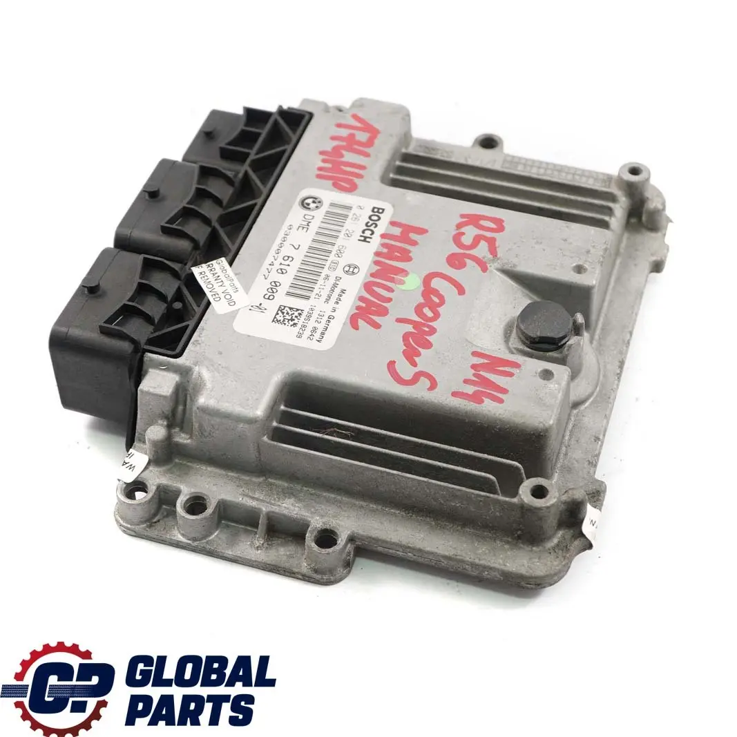 Mini Cooper S R55 R56 R57 N14 1.6 ECU Engine Control Unit DME Manual - SKU 7610009 - Part number 7610009
