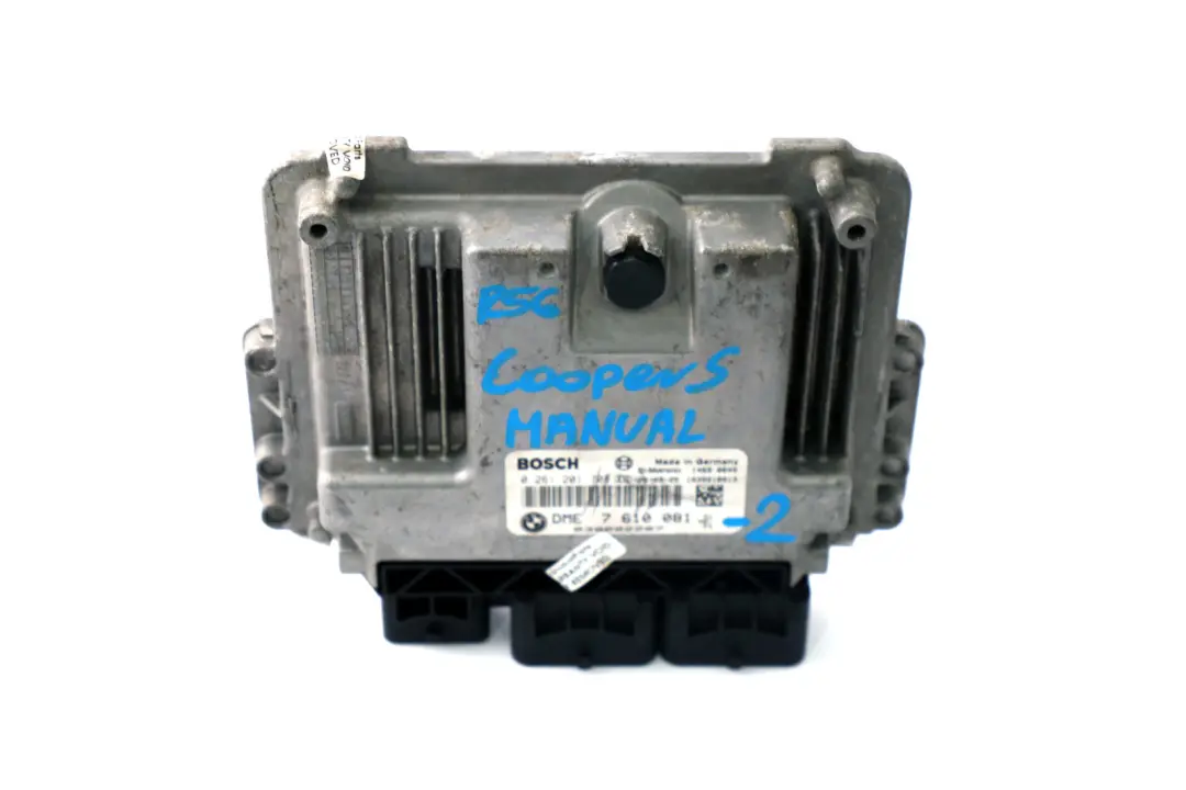 BMW Mini Cooper S R55 R56 R57 N14 1.6 ECU Basic Control Unit DME Manual - SKU 7610081-2 - Part number 7610081