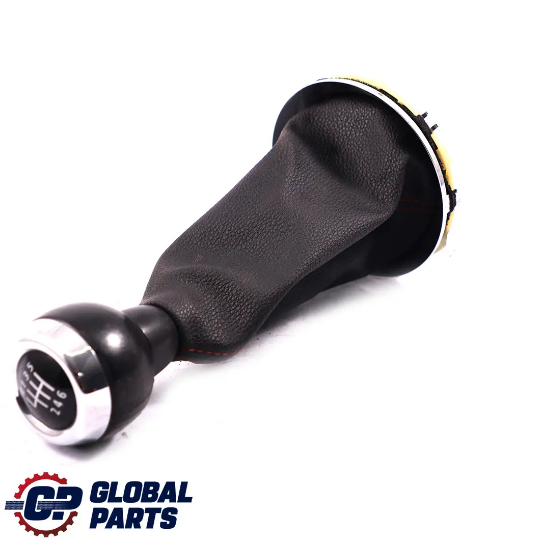 6-Velocidad Pomo De La palanca De cambios Negro Rojo Rosca para Mini R55 R56 R57 R58 con número de pieza 7611626 Mini R55 R56 R57 R58 6-Velocidad Pomo De La palanca De cambios Negro Rojo Rosca - SKU 7611626 - Número de pieza 7611626