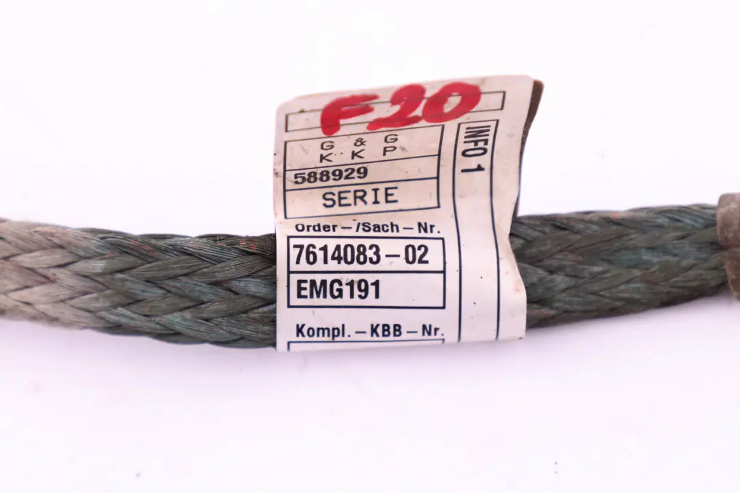 Masseleitung Kabel für BMW 1 2 3 4 er F20 F21 F22 F30 F31 F32 LCI mit Teilenummer 7614083 BMW 1 2 3 4 er F20 F21 F22 F30 F31 F32 LCI Masseleitung Kabel - SKU 7614083 - Teilenummer 7614083