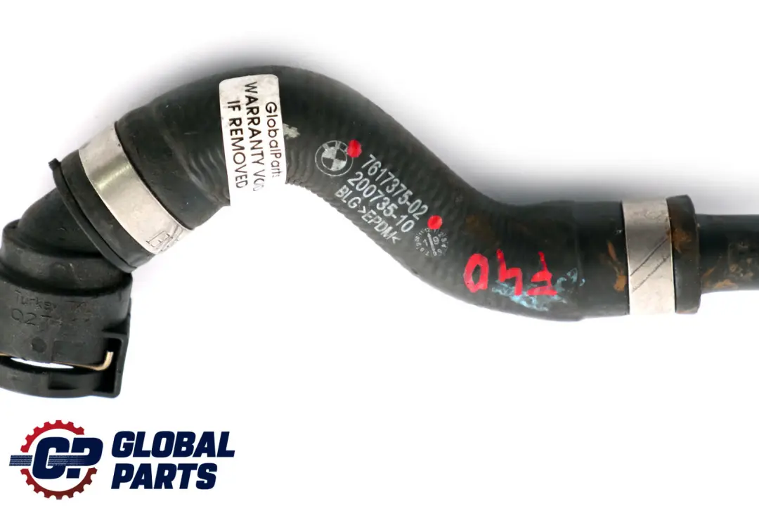 Hose Radiator External Pipe Line to BMW X1 1 Series F40 F48 Mini F54 F60 with Part number 7617375 BMW X1 1 Series F40 F48 Mini F54 F60 Hose Radiator External Pipe Line - SKU 7617375 - Part number 7617375