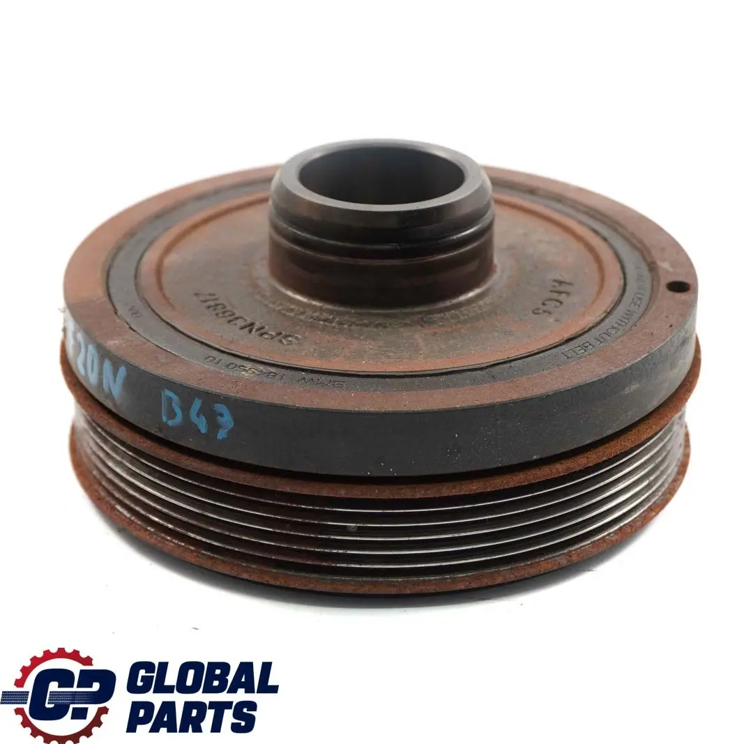 B47 Amortiguador Vibraciones Motor Crank Pulley para BMW F10 F20 F21 LCI F30 con número de pieza 7619245 BMW F10 F20 F21 LCI F30 B47 Amortiguador Vibraciones Motor Crank Pulley - SKU 7619245 - Número de pieza 7619245