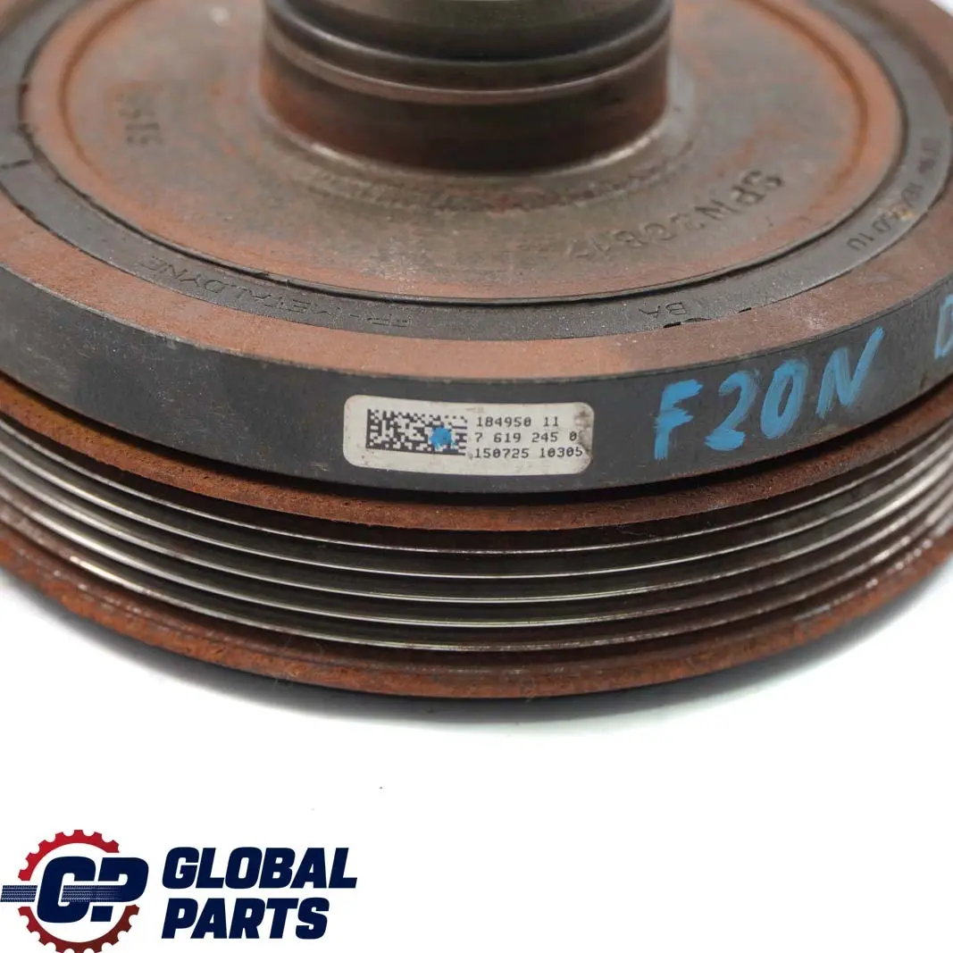 B47 Amortiguador Vibraciones Motor Crank Pulley para BMW F10 F20 F21 LCI F30 con número de pieza 7619245 BMW F10 F20 F21 LCI F30 B47 Amortiguador Vibraciones Motor Crank Pulley - SKU 7619245 - Número de pieza 7619245