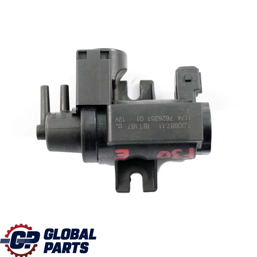 Convertidor de presión de vacío para BMW E82 E90 E91 LCI F10 F20 F30 Turbo con número de pieza 7626351 BMW E82 E90 E91 LCI F10 F20 F30 Turbo Convertidor de presión de vacío - SKU 7626351 - Número de pieza 7626351