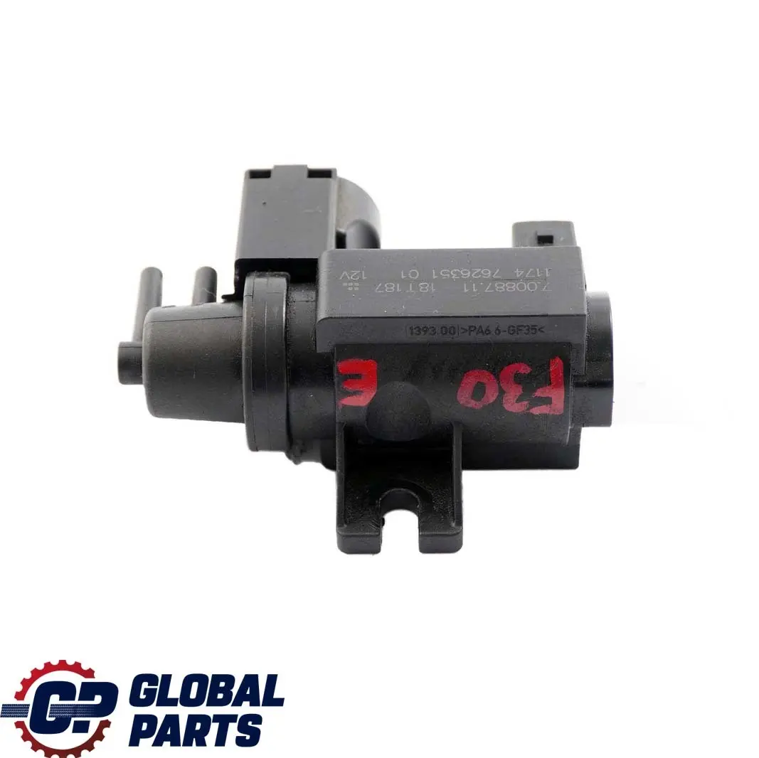 Convertidor de presión de vacío para BMW E82 E90 E91 LCI F10 F20 F30 Turbo con número de pieza 7626351 BMW E82 E90 E91 LCI F10 F20 F30 Turbo Convertidor de presión de vacío - SKU 7626351 - Número de pieza 7626351