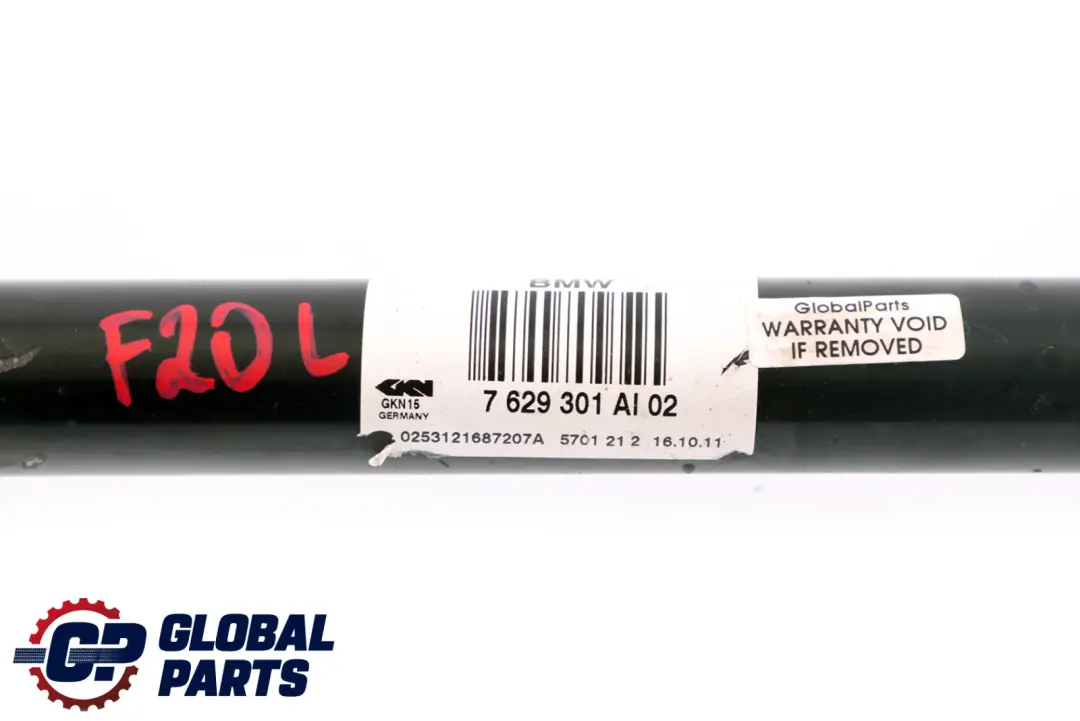Eje De Transmision De Salida Izquierdo Gasolina para BMW F20 F21 F30 F31 F32 con número de pieza 7629301 BMW F20 F21 F30 F31 F32 Eje De Transmision De Salida Izquierdo Gasolina - SKU 7629301 - Número de pieza 7629301
