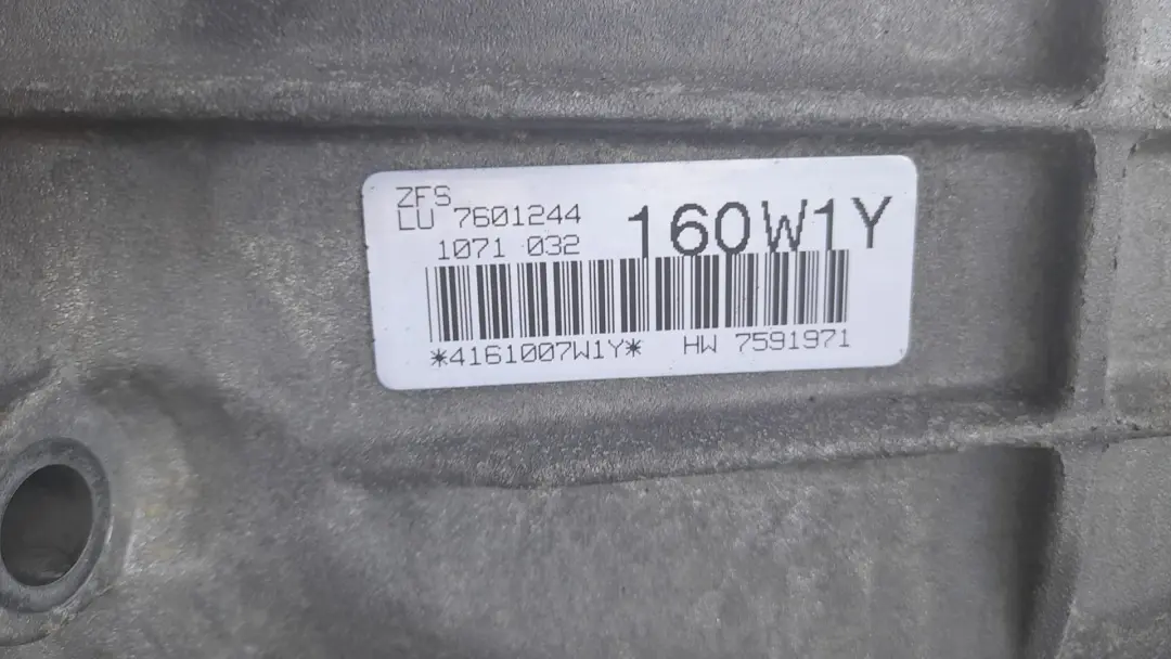 BMW E90 E91 LCI 320d N47N Automatic Gearbox 7601244 GA6HP19Z WARRANTY - SKU 7630967 - Part number 7630967