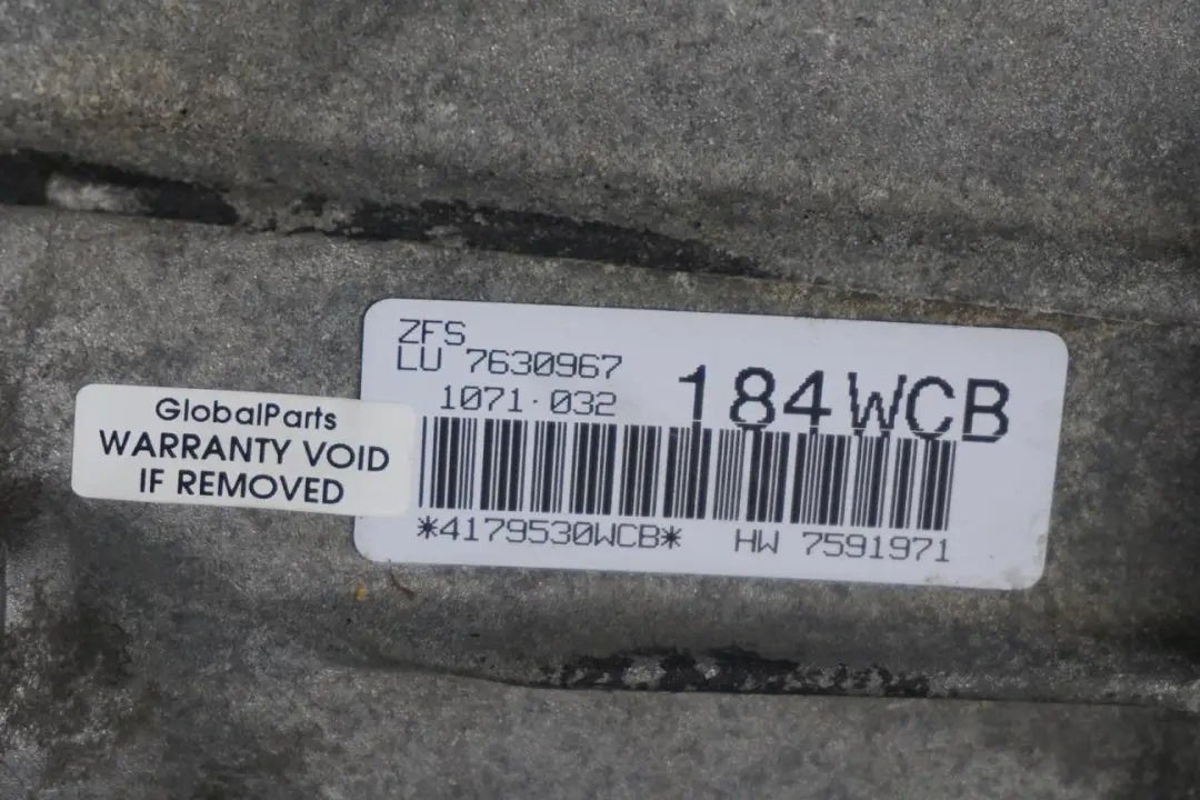 BMW E90 E91 LCI 320d N47N Automatic Gearbox 7601244 GA6HP19Z WARRANTY - SKU 7630967 - Part number 7630967