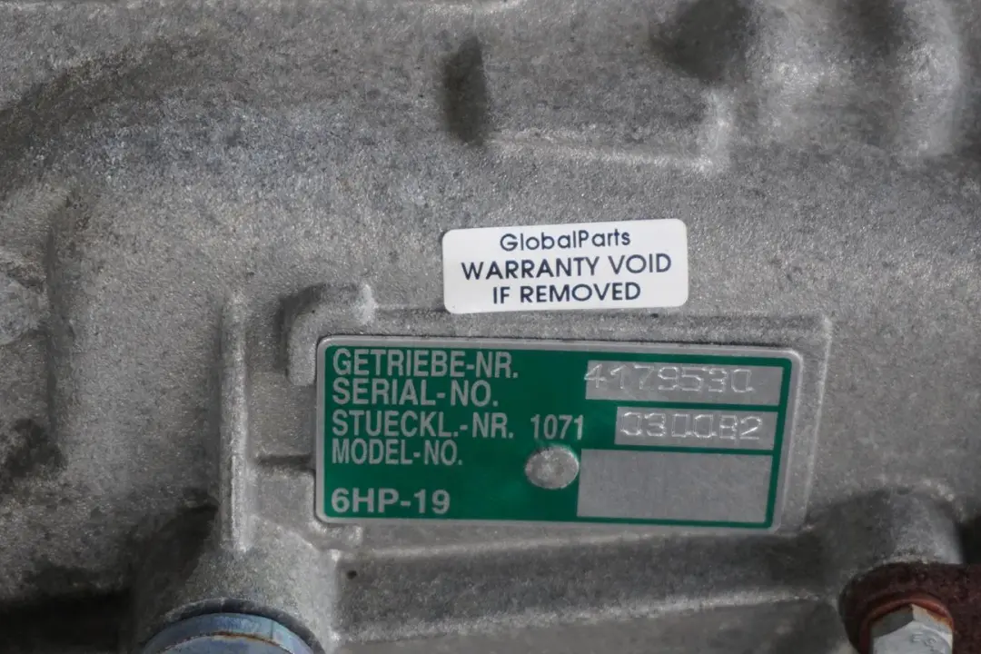 N47N Automatic Gearbox 7601244 GA6HP19Z WARRANTY to BMW E90 E91 LCI 320d with Part number 7630967 BMW E90 E91 LCI 320d N47N Automatic Gearbox 7601244 GA6HP19Z WARRANTY - SKU 7630967 - Part number 7630967