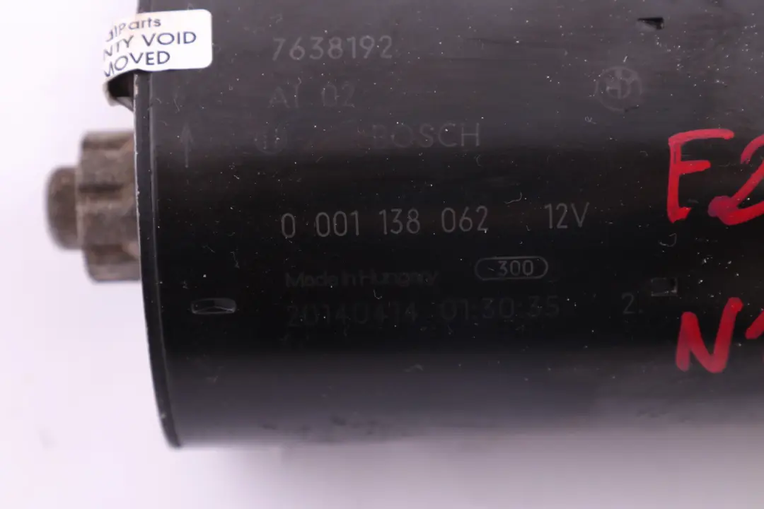 BMW F20 F21 F30 F31 N13 Motor De arranque del motor De gasolina Bosch - SKU 7638192 - Número de pieza 7638192