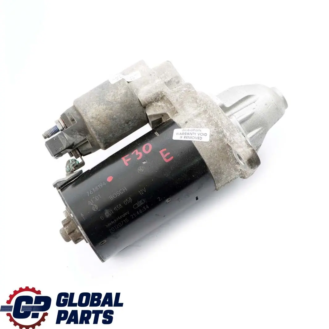 Motore Avviamento N20 N26 N55 Benzina per BMW F20 F21 F22 F30 F31 con numero di parte 7638194 BMW F20 F21 F22 F30 F31 Motore Avviamento N20 N26 N55 Benzina - SKU 7638194 - Numero di parte 7638194