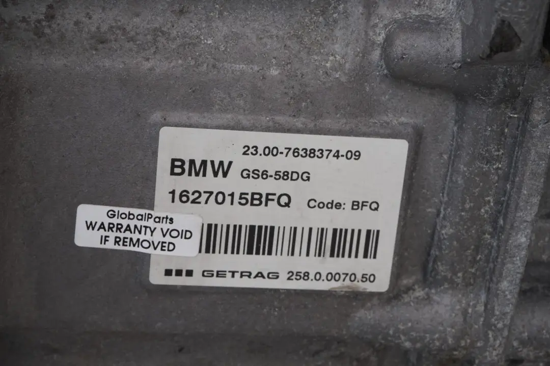 Mini One D F55 F56 B37 Skrzynia Biegów Manualna GS6-58DG- BFQ - SKU 7638374 - Numer Części 7638374