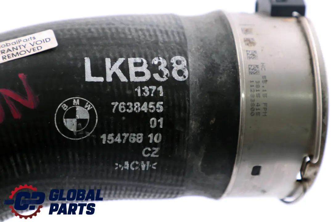 BMW F20 F21 F30 LCI B38 Conduite d'air Suralimentation Tuyau d'admission - SKU 7638455 - Numéro de pièce 7638455