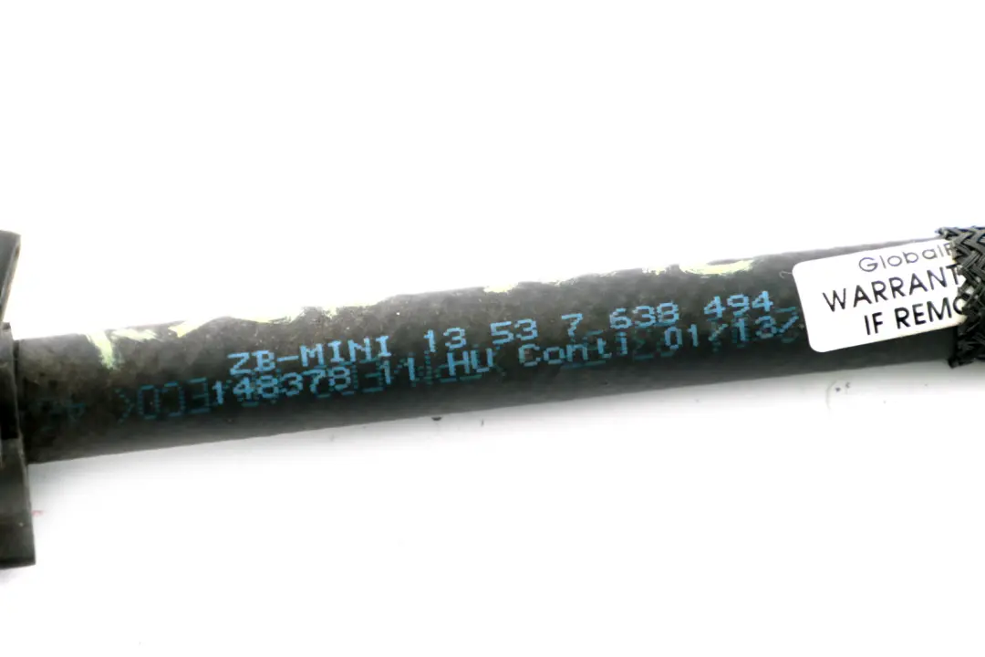 Injector Feed Line Petrol to Mini Cooper S R55 R56 R57 LCI N18 Fuel with Part number 7638494 Mini Cooper S R55 R56 R57 LCI N18 Fuel Injector Feed Line Petrol - SKU 7638494 - Part number 7638494