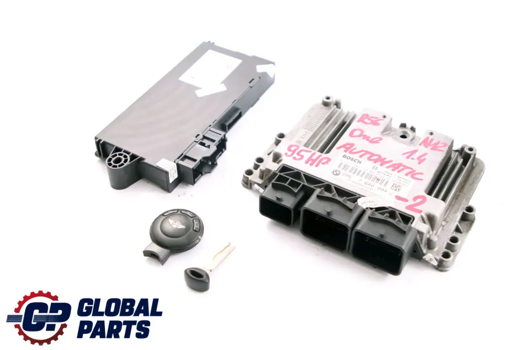 Mini One R55 R56 Petrol N12 1.4 ECU Kit DME CAS3 + Key Automatic - SKU 7640004-2 - Part number 7640004