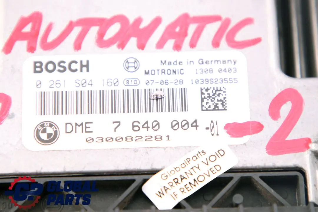 ECU Kit DME CAS3 + Key Automatic to Mini One R55 R56 Petrol N12 1.4 with Part number 7640004 Mini One R55 R56 Petrol N12 1.4 ECU Kit DME CAS3 + Key Automatic - SKU 7640004-2 - Part number 7640004
