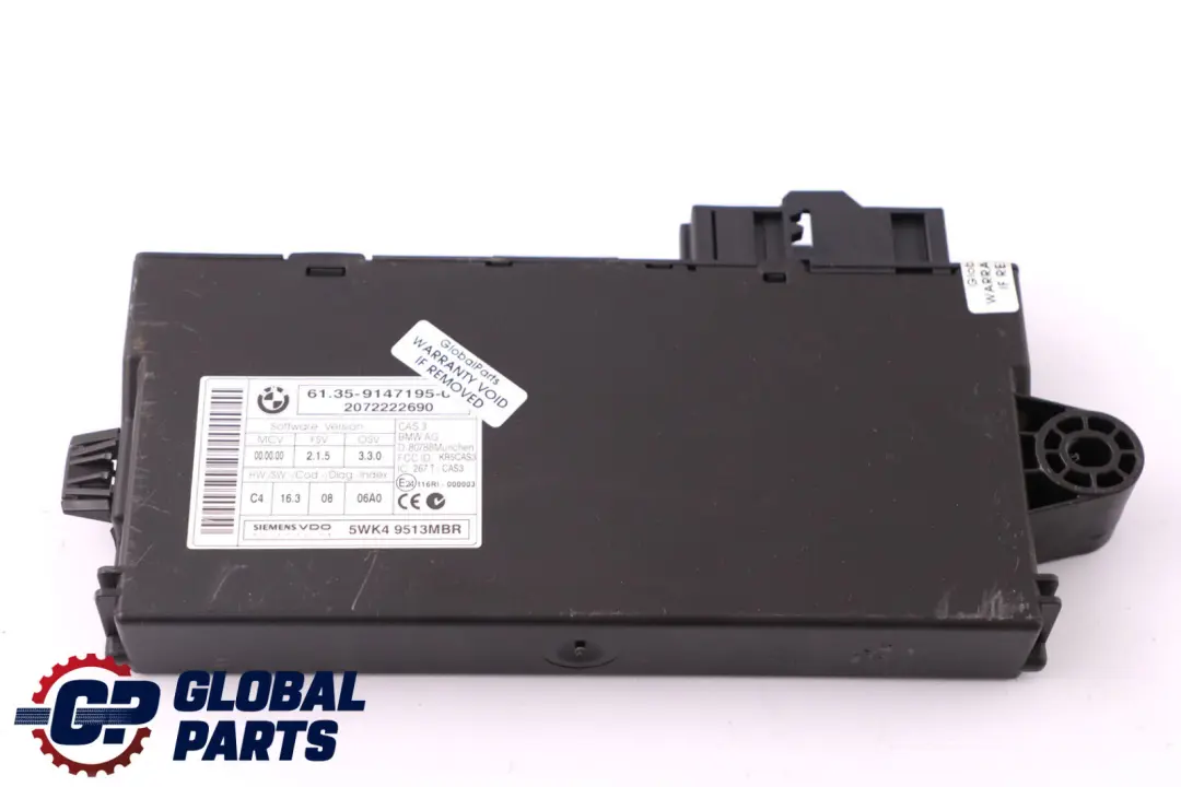 Mini Cooper R56 Motor N12 1.6 120HP Gasolina ECU Kit DME CAS3 + 2 Llaves - SKU 7640004-4 - Número de pieza 7640004