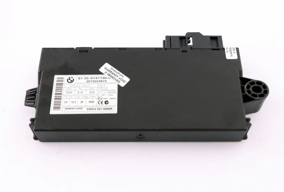 95HP Gasolina ECU Kit DME + CAS 3 + Llave para Mini One R55 R56 N12 1.4 con número de pieza 7640004 Mini One R55 R56 N12 1.4 95HP Gasolina ECU Kit DME + CAS 3 + Llave - SKU 7640004-5 - Número de pieza 7640004