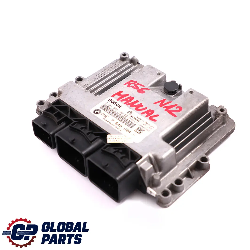 Control Unit DME ECU Manual to Mini Cooper One R55 R56 Petrol N12 Engine with Part number 7640004 Mini Cooper One R55 R56 Petrol N12 Engine Control Unit DME ECU Manual - SKU 7640004 - Part number 7640004