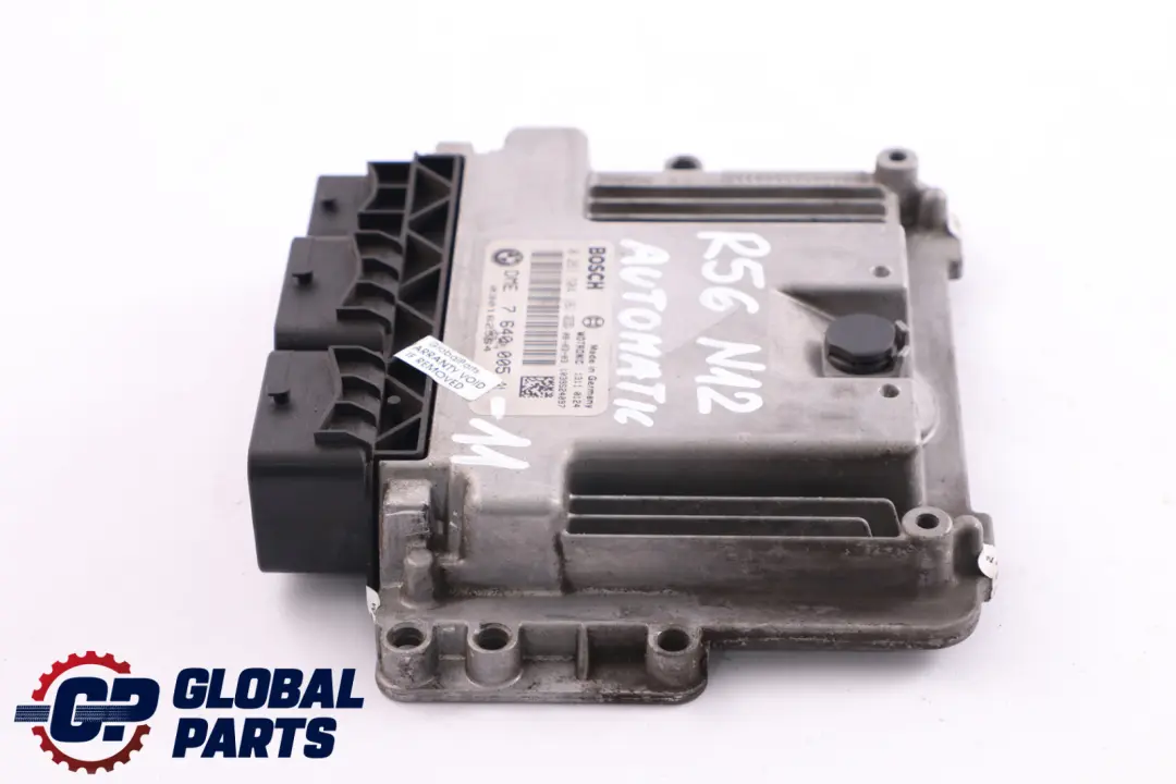 DME Petrol Engine Control Unit ECU Automatic to Mini Cooper R55 R56 N12 with Part number 7640005 Mini Cooper R55 R56 N12 DME Petrol Engine Control Unit ECU Automatic - SKU 7640005-11 - Part number 7640005